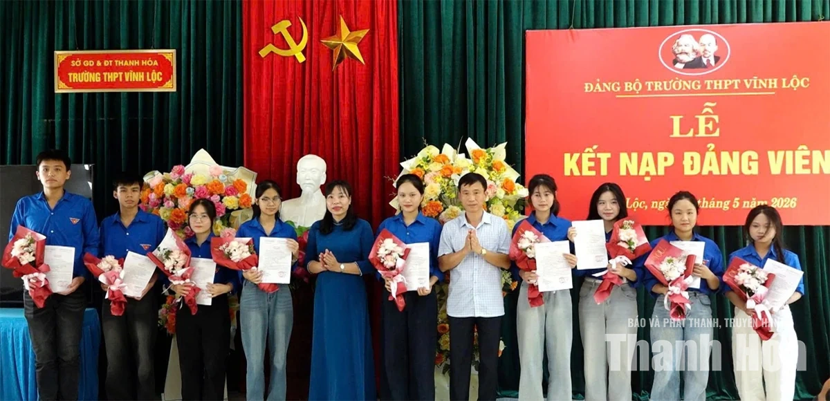 Đảng bộ xã Vĩnh Lộc làm tốt công tác tạo nguồn, phát triển đảng viên