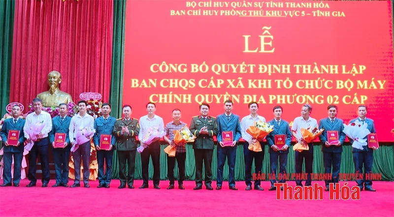 Ban chỉ huy quân sự cấp xã sẽ được bổ sung 1 trợ lý
