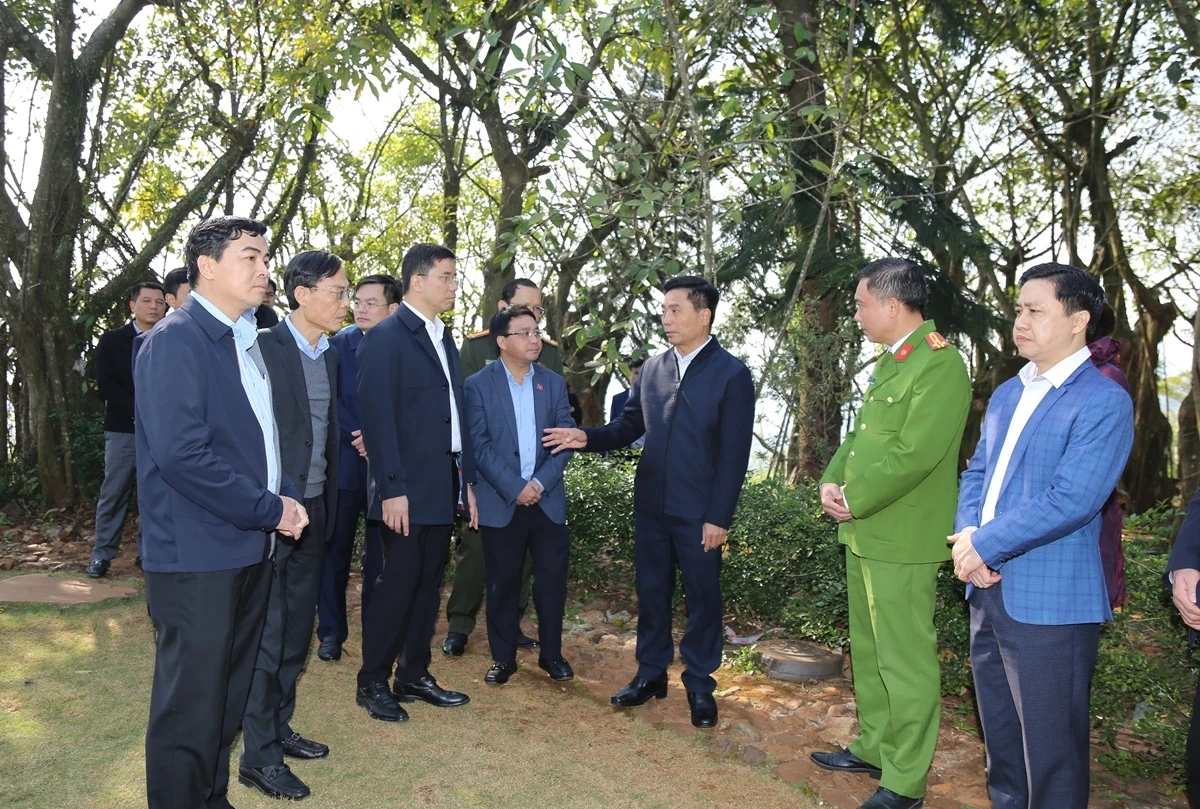 R&agrave; so&aacute;t quy hoạch, thu h&uacute;t nguồn lực đầu tư t&ocirc;n tạo Di t&iacute;ch lịch sử - danh lam thắng cảnh quốc gia Địa điểm khởi nghĩa B&agrave; Triệu