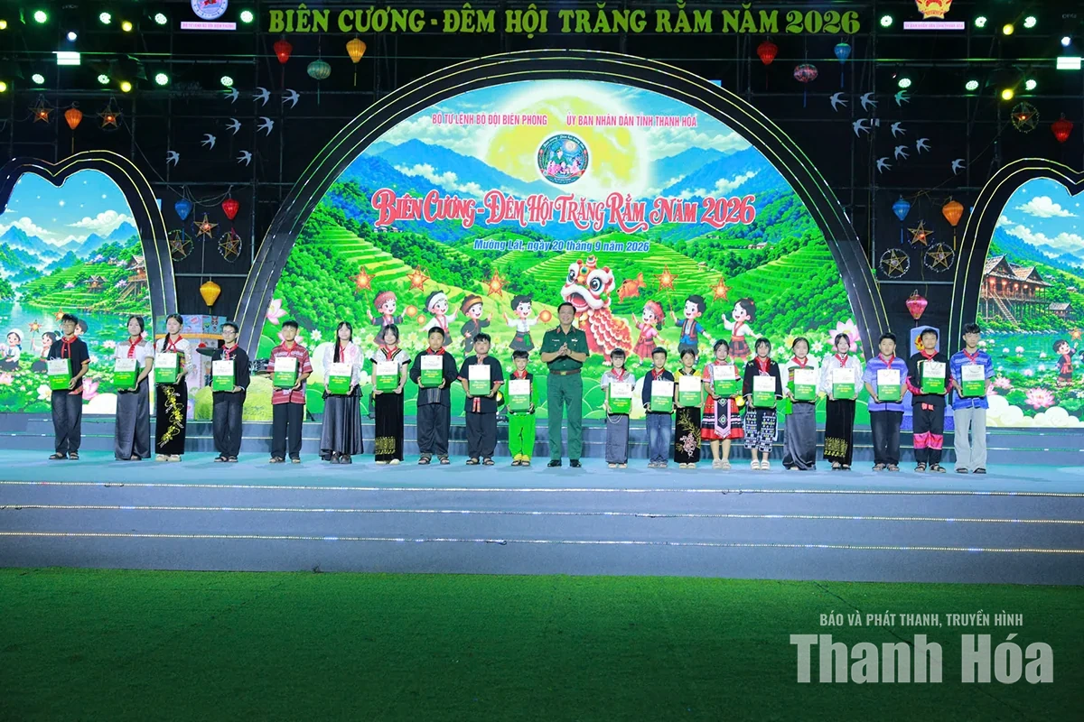 “Biên cương - Đêm hội trăng rằm” năm 2026: Mang mùa trăng yêu thương đến với trẻ em nơi biên giới