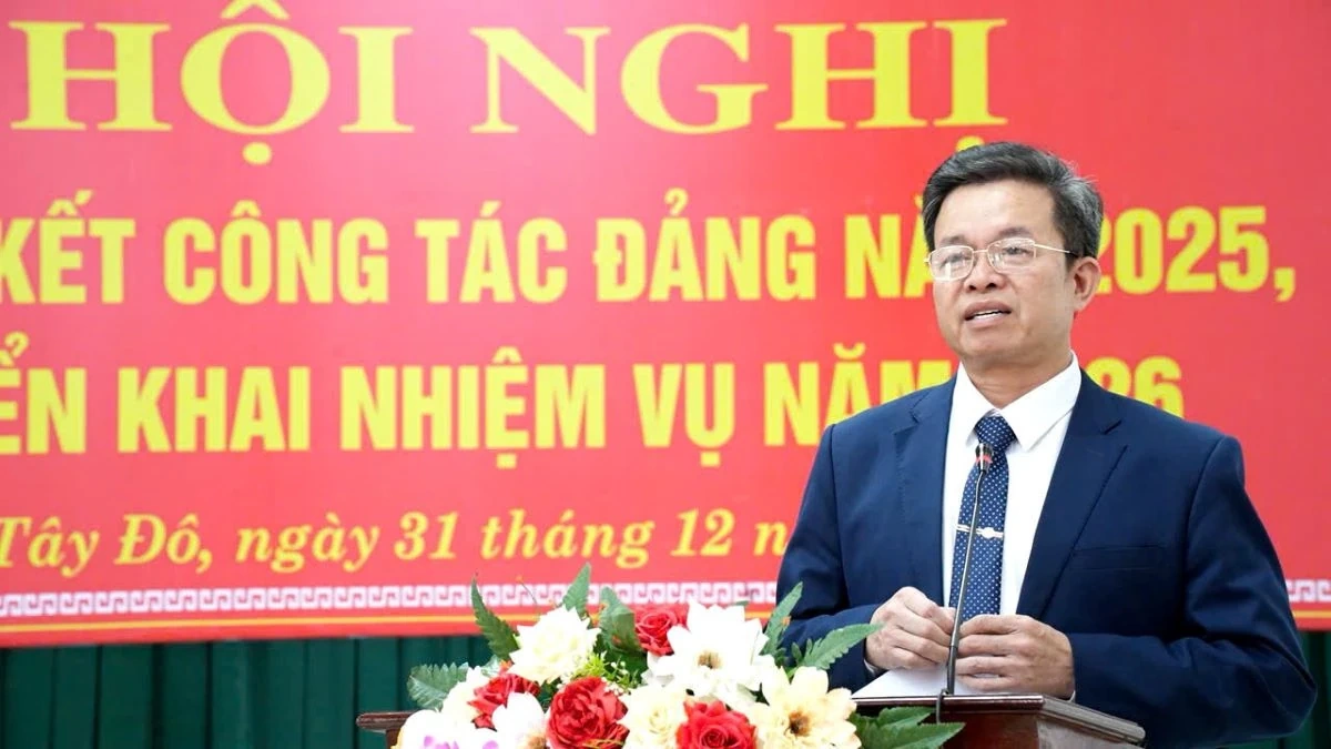 Năm 2025, Đảng bộ x&atilde; T&acirc;y Đ&ocirc; ho&agrave;n th&agrave;nh v&agrave; ho&agrave;n th&agrave;nh vượt mức 25/25 chỉ ti&ecirc;u đề ra