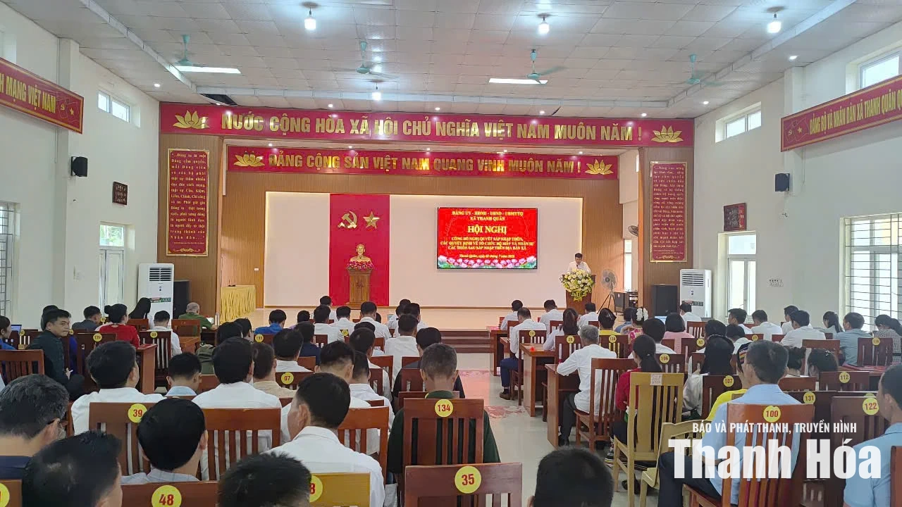 8 thôn mới trên địa bàn xã Thanh Quân đi vào hoạt động từ ngày 1/7