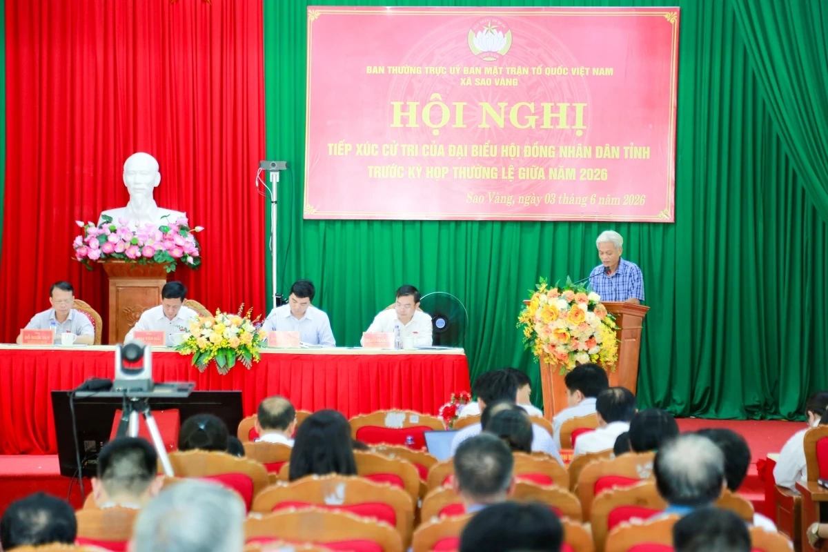 Đại biểu HĐND tỉnh lắng nghe tâm tư, nguyện vọng cử tri trước kỳ họp thường lệ giữa năm 2026