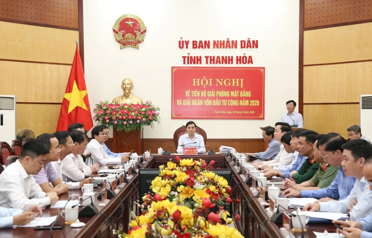Tập trung đẩy nhanh tiến độ giải phóng mặt bằng và giải ngân vốn đầu tư công năm 2026
