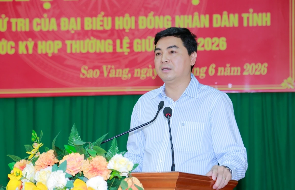Đại biểu HĐND tỉnh lắng nghe tâm tư, nguyện vọng cử tri trước kỳ họp thường lệ giữa năm 2026