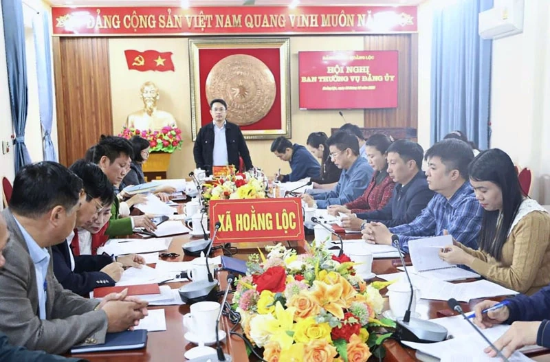 Hoằng Lộc ph&aacute;t huy năng lực cấp ủy, ch&iacute;nh quyền, n&acirc;ng cao chất lượng phục vụ Nh&acirc;n d&acirc;n