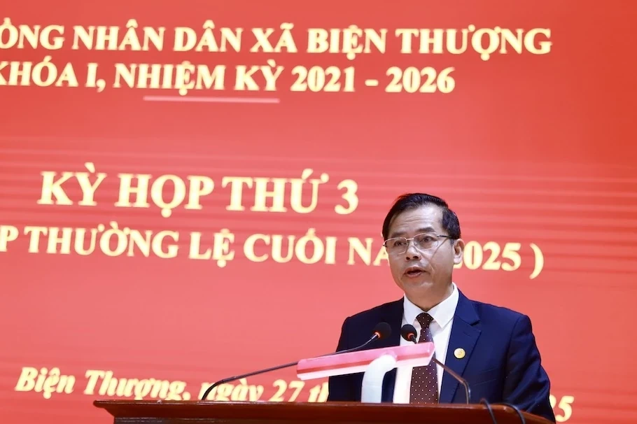 X&atilde; Biện Thượng ho&agrave;n th&agrave;nh v&agrave; vượt 26/28 chỉ ti&ecirc;u năm 2025