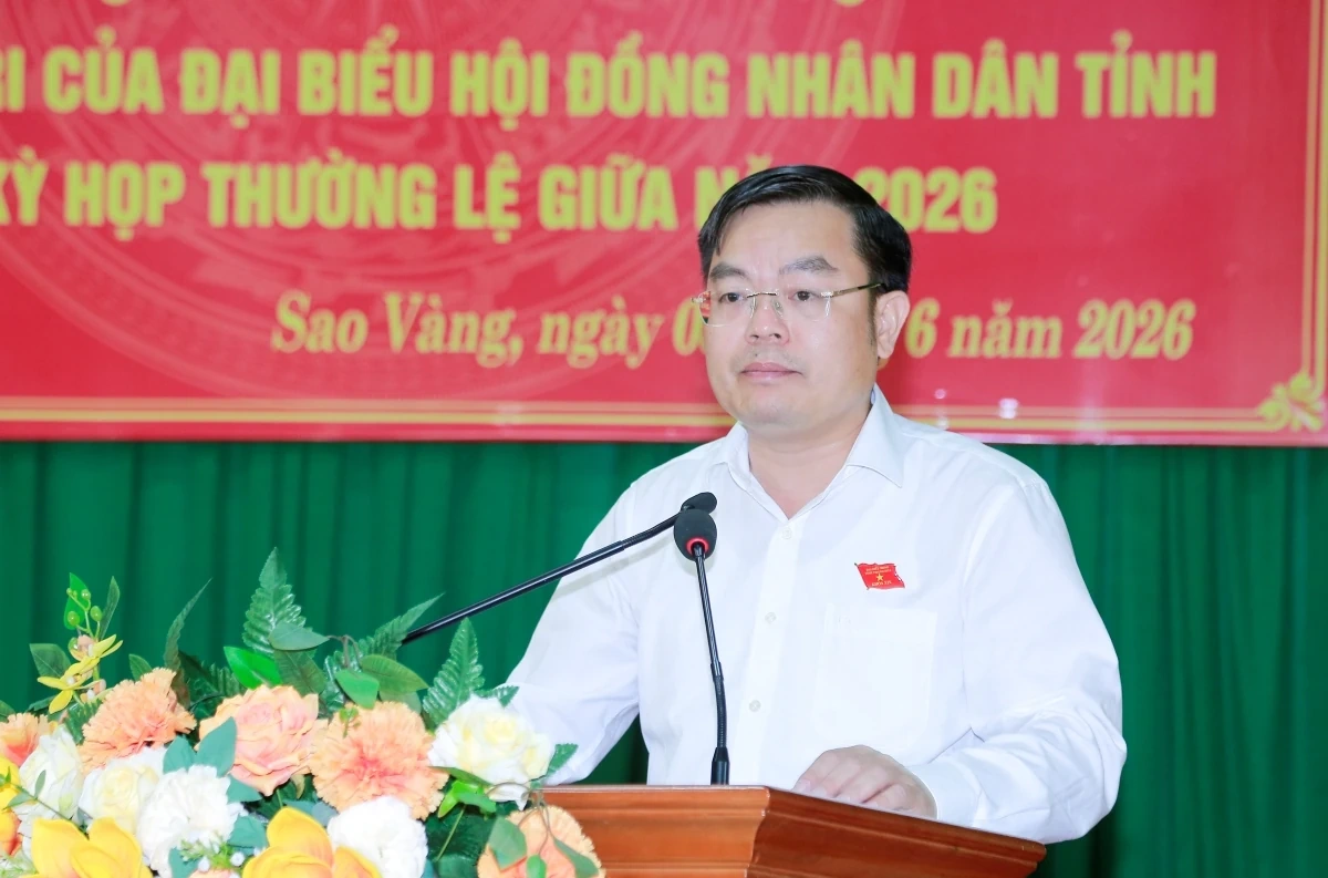 Đại biểu HĐND tỉnh lắng nghe tâm tư, nguyện vọng cử tri trước kỳ họp thường lệ giữa năm 2026