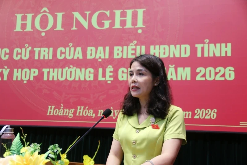 Cử tri xã Hoằng Hóa kiến nghị quy hoạch đô thị và một số chế độ, chính sách đặc thù