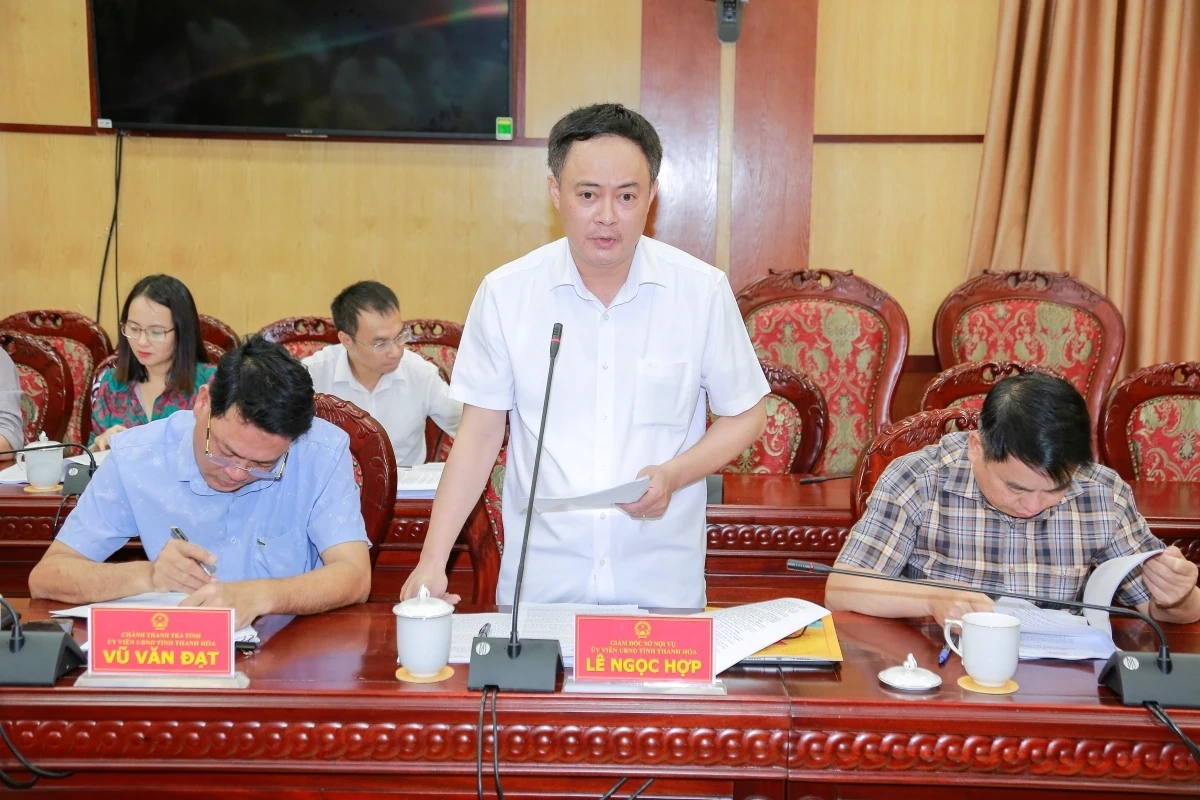 Phiên họp chuyên đề UBND tỉnh cho ý kiến vào các tờ trình về công tác phân cấp quản lý tổ chức bộ máy