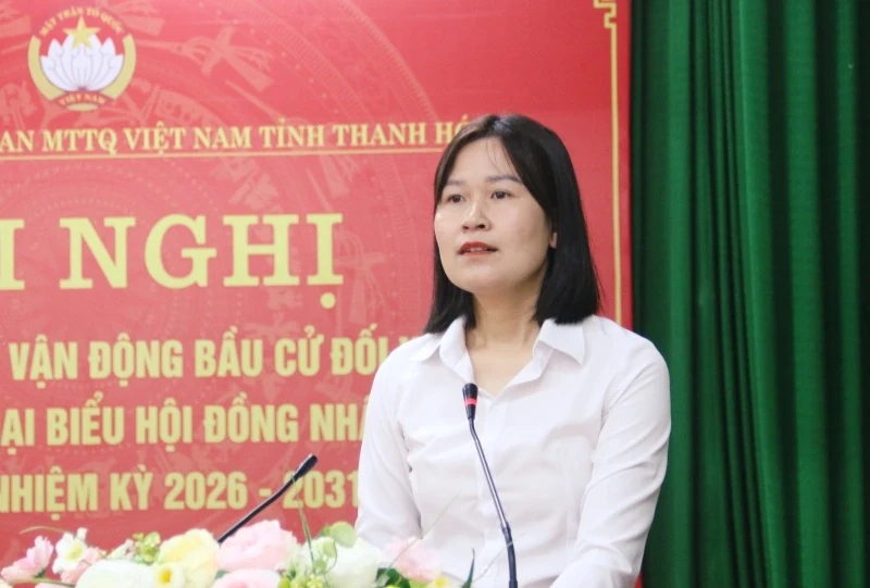 Các ứng cử viên đại biểu HĐND tỉnh tiếp xúc cử tri, vận động bầu cử tại đơn vị bầu cử số 26