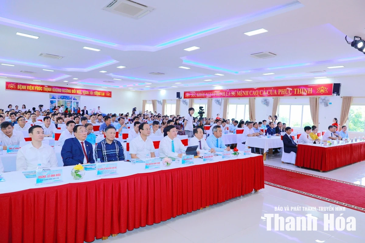 Bí thư Tỉnh ủy Lê Đức Thái dự lễ khai trương hệ thống chẩn đoán hình ảnh công nghệ cao tại Bệnh viện Đa khoa Phúc Thịnh