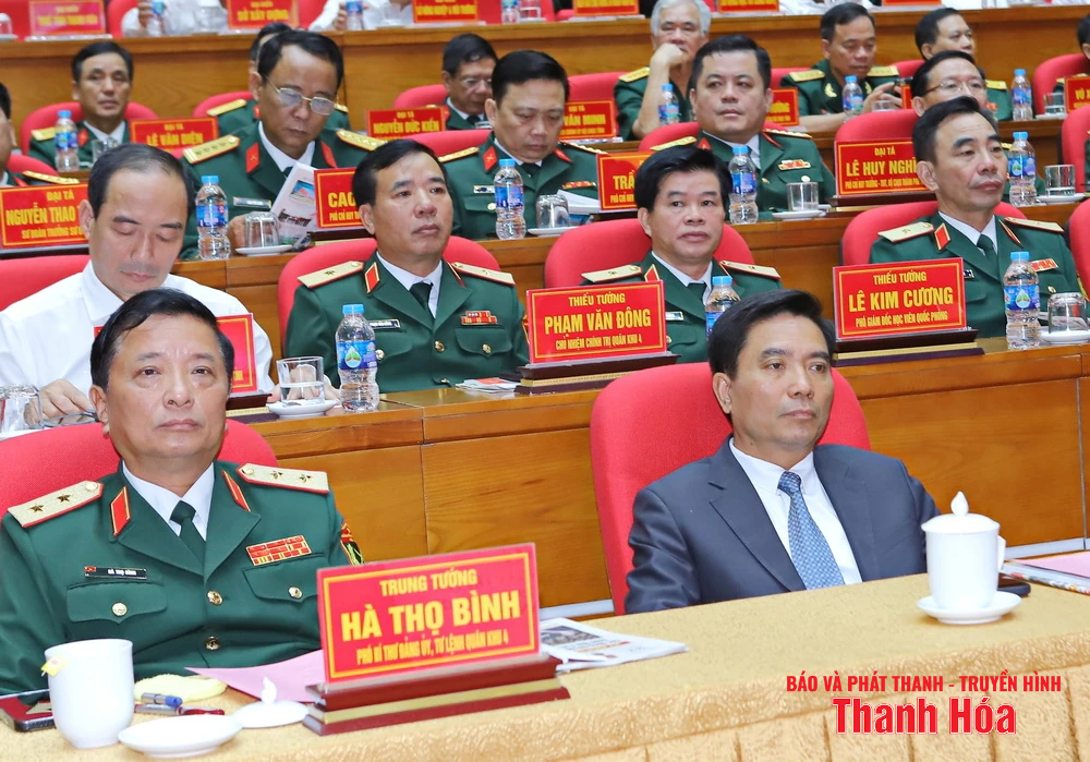 Kỷ niệm 80 năm Ngày truyền thống Lực lượng vũ trang tỉnh Thanh Hóa và đón nhận Huân chương Bảo vệ Tổ quốc hạng Nhất