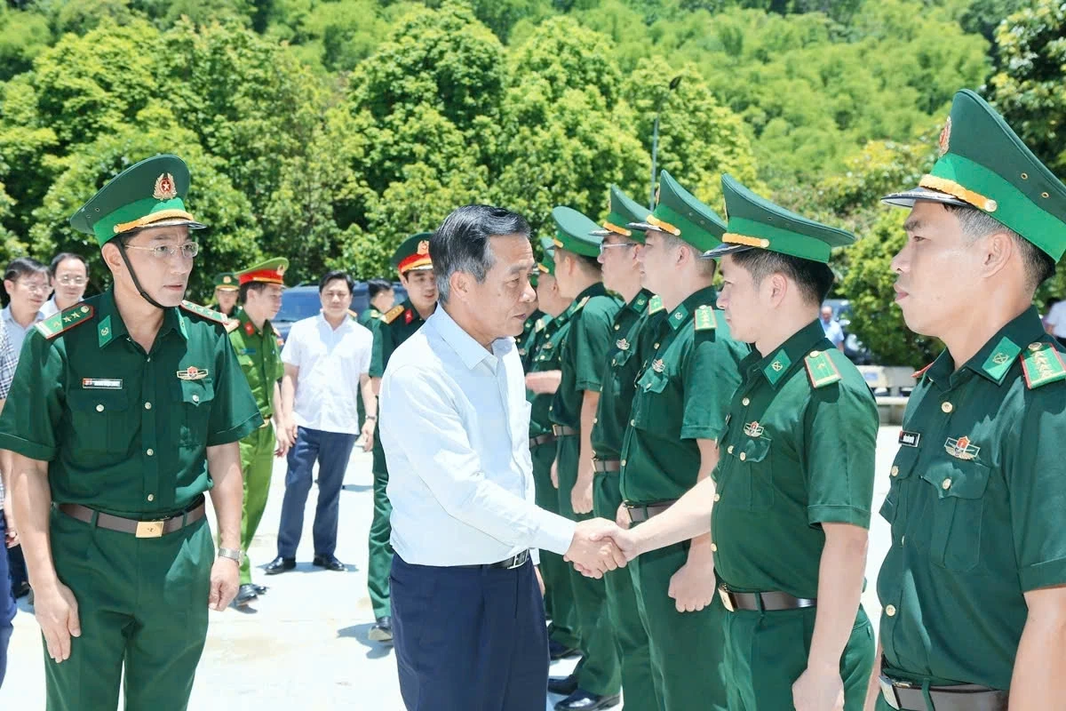 Bí thư Tỉnh ủy Lê Đức Thái thăm, làm việc tại 5 xã miền núi