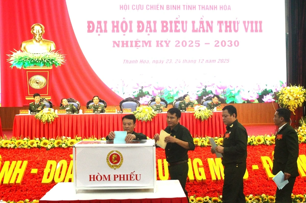 Đại hội đại biểu Hội Cựu chiến binh tỉnh lần thứ VIII ho&agrave;n th&agrave;nh phi&ecirc;n thứ nhất