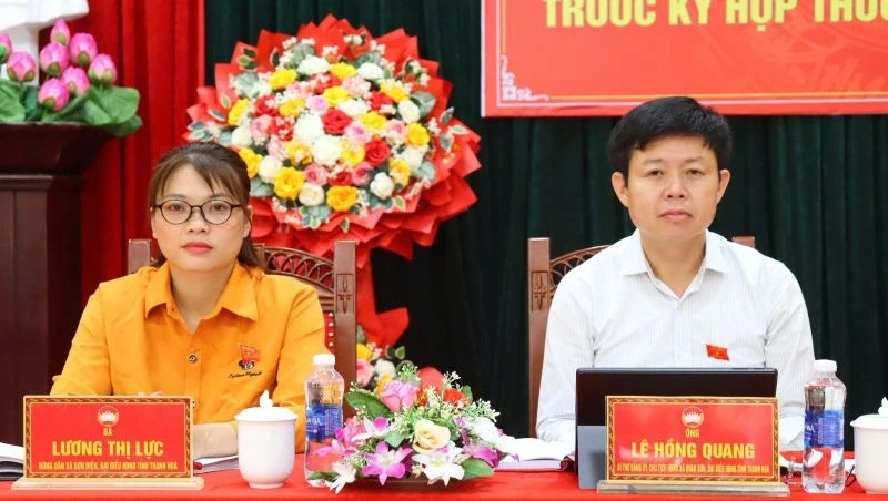 Tổ đại biểu HĐND tỉnh Thanh Hóa, đơn vị bầu cử số 2 tiếp xúc cử tri tại xã Tam Lư