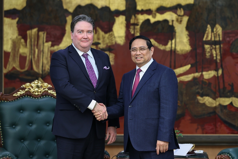 Thủ tướng Phạm Minh Ch&iacute;nh tiếp Đại sứ Hoa Kỳ Marc Knapper- Ảnh 1.