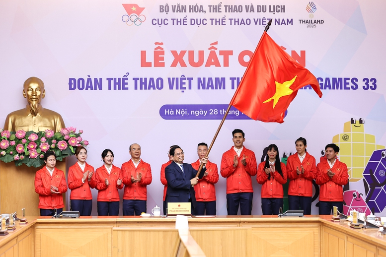Thủ tướng: Đoàn Việt Nam dự SEA Games 33 với tinh thần thể thao cao thượng và niềm tự hào dân tộc- Ảnh 4.