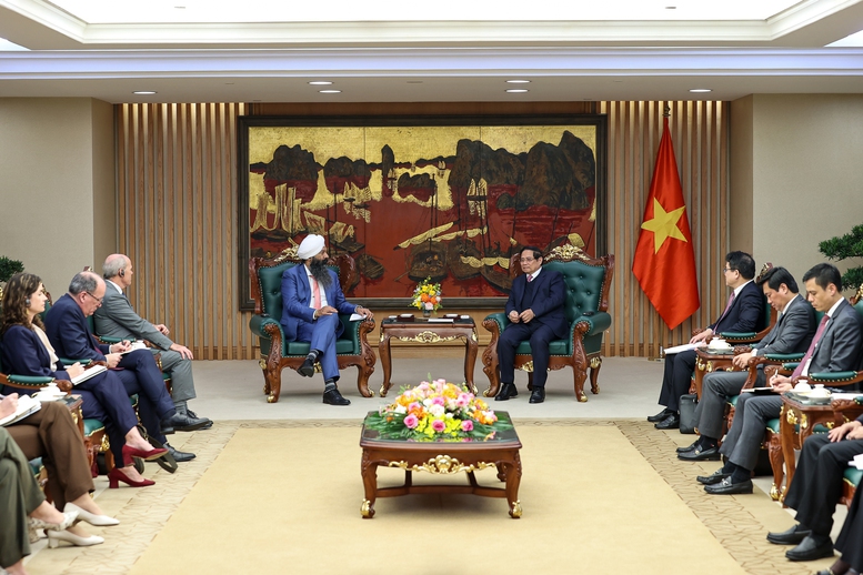 Thủ tướng Phạm Minh Ch&iacute;nh tiếp Bộ trưởng Ph&aacute;t triển quốc tế Canada- Ảnh 3.