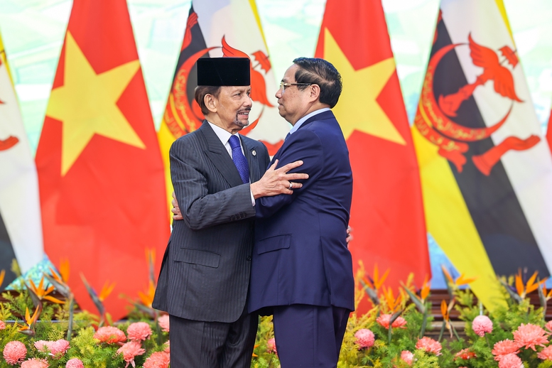 Thủ tướng Phạm Minh Chính hội kiến Quốc vương Brunei- Ảnh 2.