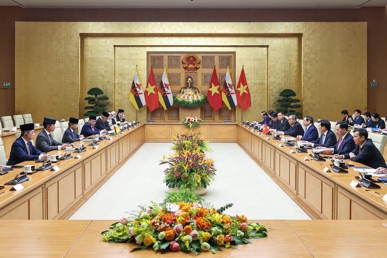 Thủ tướng Phạm Minh Chính hội kiến Quốc vương Brunei- Ảnh 4.