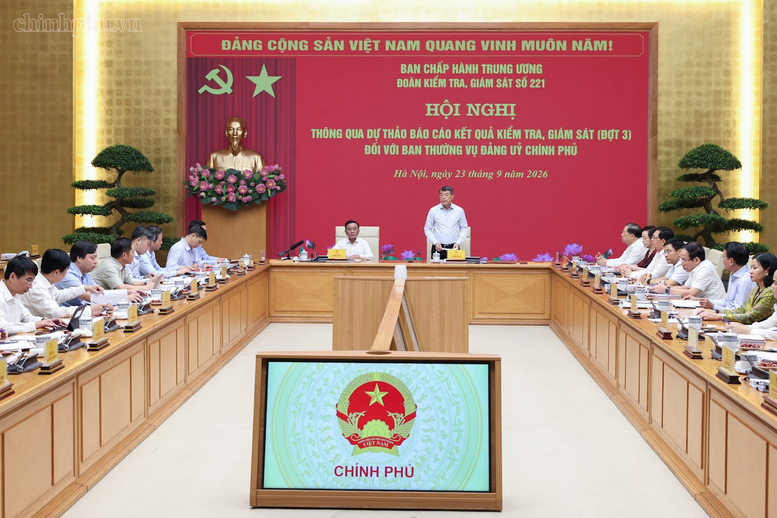 Thông qua dự thảo báo cáo kết quả kiểm tra, giám sát (đợt 3) đối với Ban Thường vụ Đảng ủy Chính phủ- Ảnh 9.