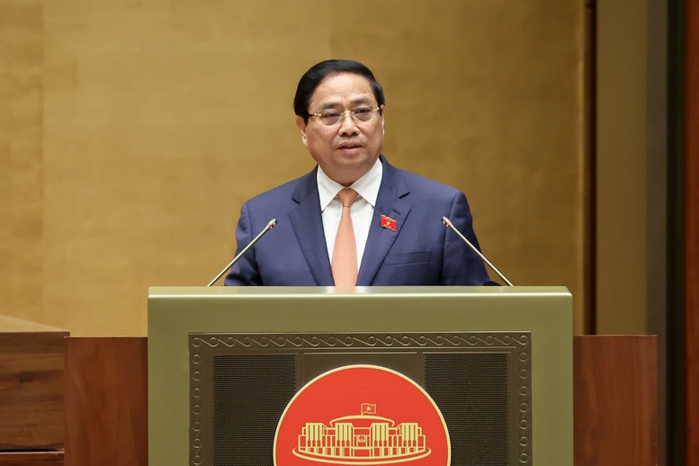 Báo cáo kinh tế - xã hội do Thủ tướng Chính phủ trình bày tại Kỳ họp thứ 10, Quốc hội khoá XV- Ảnh 1.