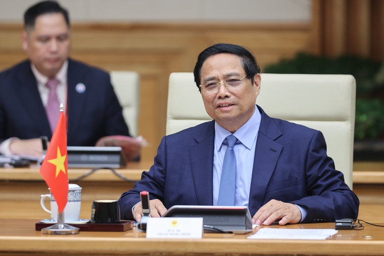 Bí thư Thứ nhất, Chủ tịch nước Cuba Miguel Diaz Canel hội kiến Thủ tướng Chính phủ Phạm Minh Chính- Ảnh 3. Bí thư Thứ nhất, Chủ tịch nước Cuba Miguel Diaz Canel hội kiến Thủ tướng Chính phủ Phạm Minh Chính- Ảnh 3.