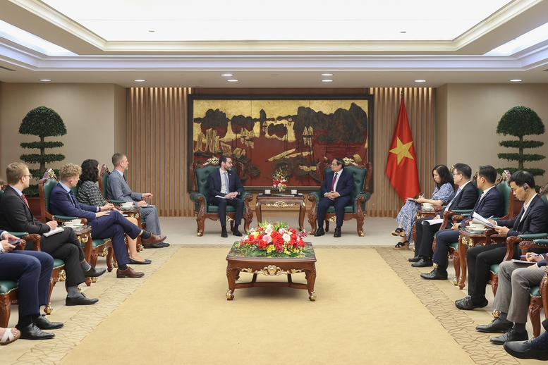 Thủ tướng Phạm Minh Chính tiếp Đại sứ Anh Iain Frew- Ảnh 3. Thủ tướng Phạm Minh Chính tiếp Đại sứ Anh Iain Frew- Ảnh 3.