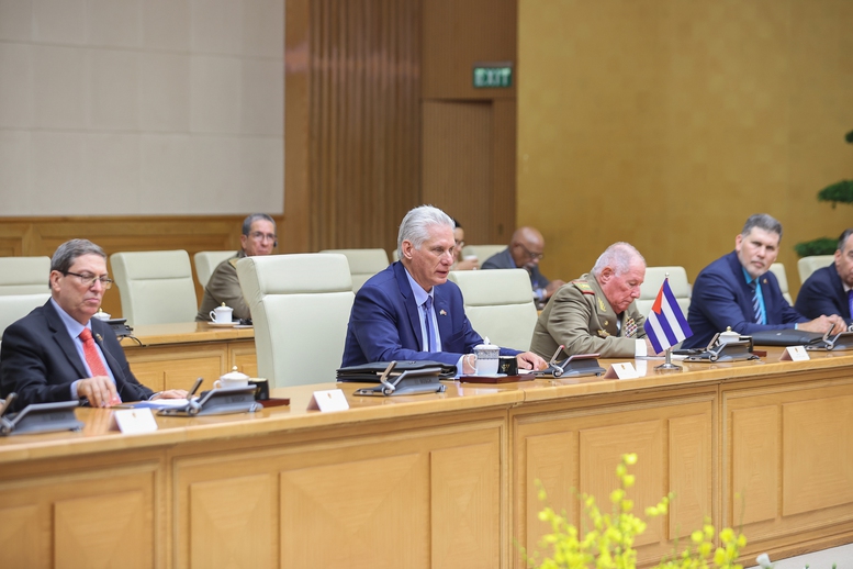 Bí thư Thứ nhất, Chủ tịch nước Cuba Miguel Diaz Canel hội kiến Thủ tướng Chính phủ Phạm Minh Chính- Ảnh 5. Bí thư Thứ nhất, Chủ tịch nước Cuba Miguel Diaz Canel hội kiến Thủ tướng Chính phủ Phạm Minh Chính- Ảnh 5.