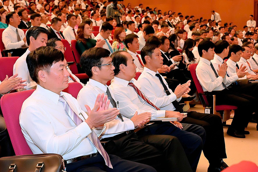 Các đại biểu tham dự Đại hội. Ảnh: Đức Thụy cac-dai-bieu.jpg