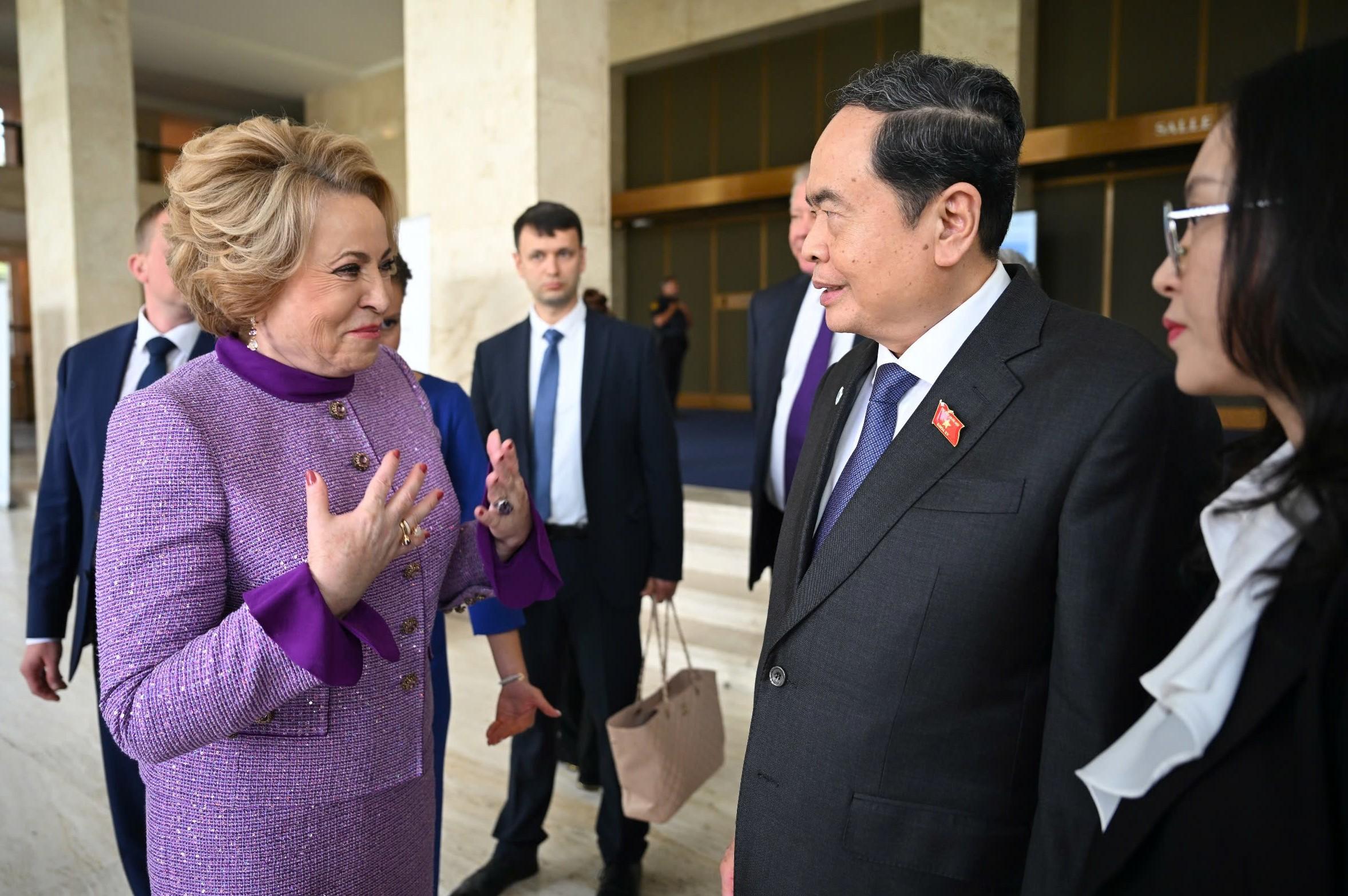 Chủ tịch Quốc hội Trần Thanh Mẫn gặp Chủ tịch Hội đồng Liên bang