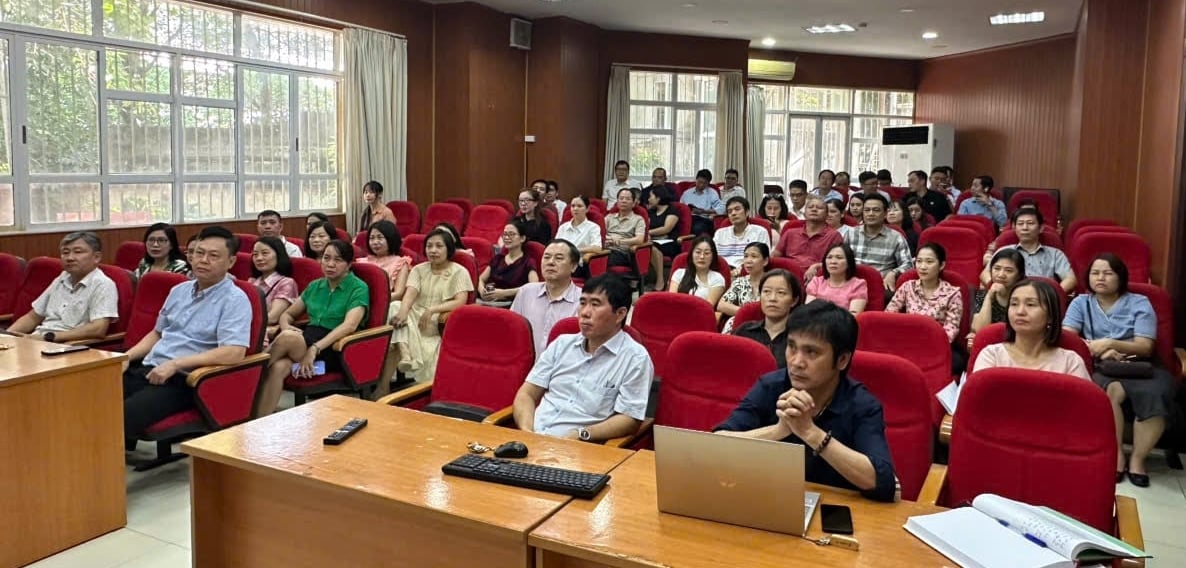 Đảng bộ Viện Chiến lược chính sách nông nghiệp và môi trường. Ảnh: Thu Huyền.