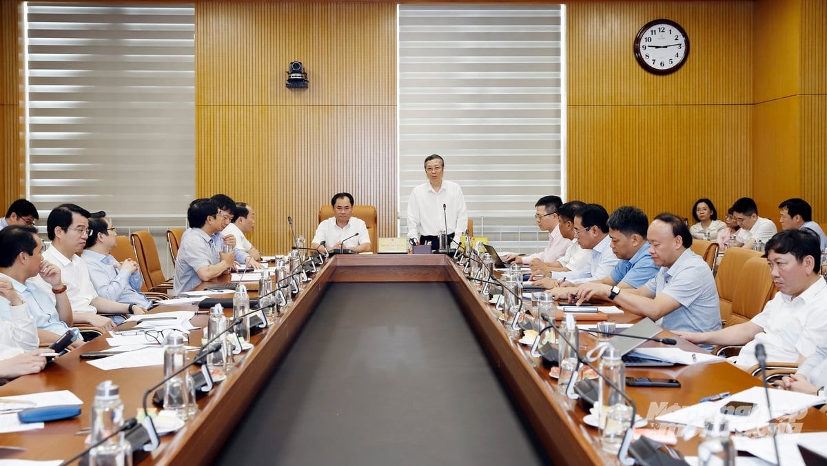 Toàn cảnh cuộc họp sáng ngày 17/6. Ảnh: Khương Trung.