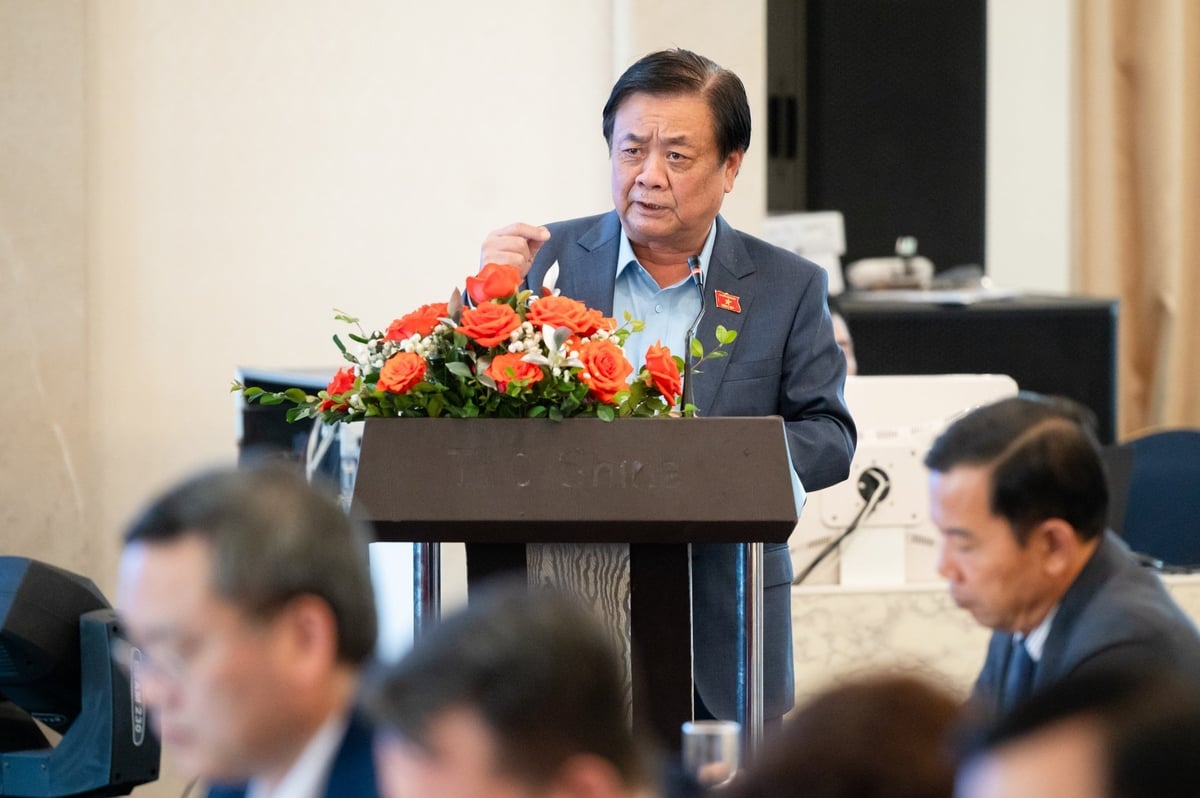 Phó Chủ tịch Quốc hội Lê Minh Hoan kết luận hội thảo. Ảnh: Phạm Thắng.