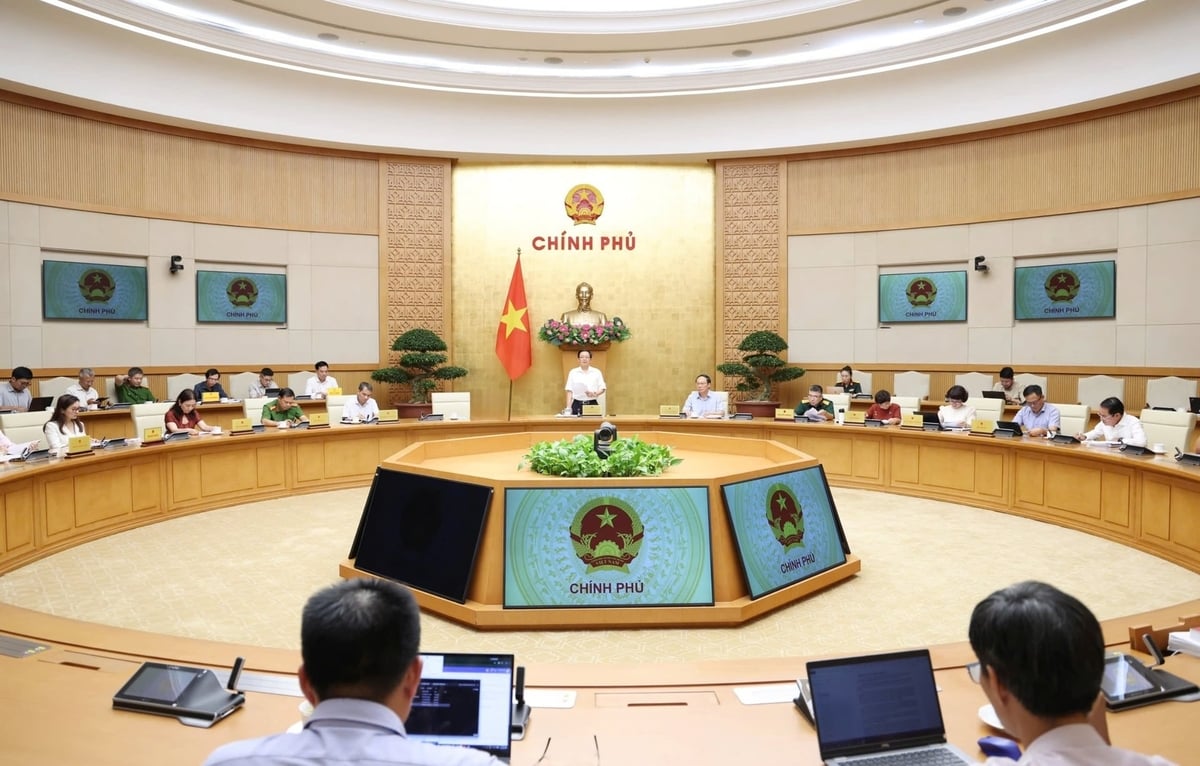 Phó Thủ tướng yêu cầu trong lần sửa đổi Luật này cần bổ sung những tư duy mới, phù hợp với xu thế quốc tế và yêu cầu phát triển của đất nước. Ảnh: VGP/Gia Huy.