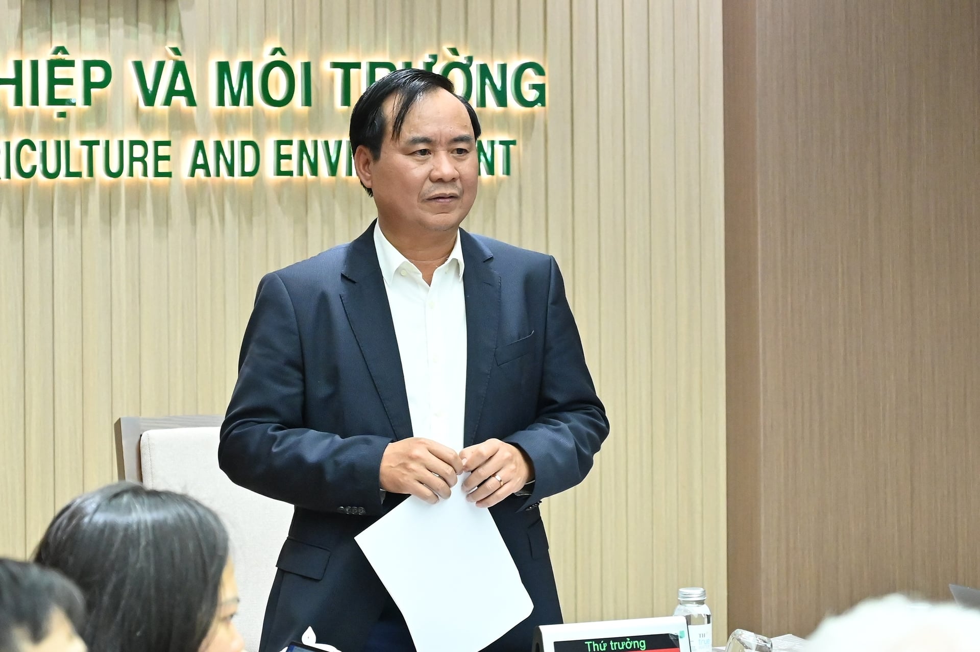 Thứ trưởng Võ Văn Hưng khẳng định, Ban Chỉ đạo quốc gia về chuyển đổi số đều thống nhất yêu cầu xây dựng nền tảng dữ liệu đồng bộ, thông suốt giữa Trung ương và địa phương. Ảnh: Kiều Chi.