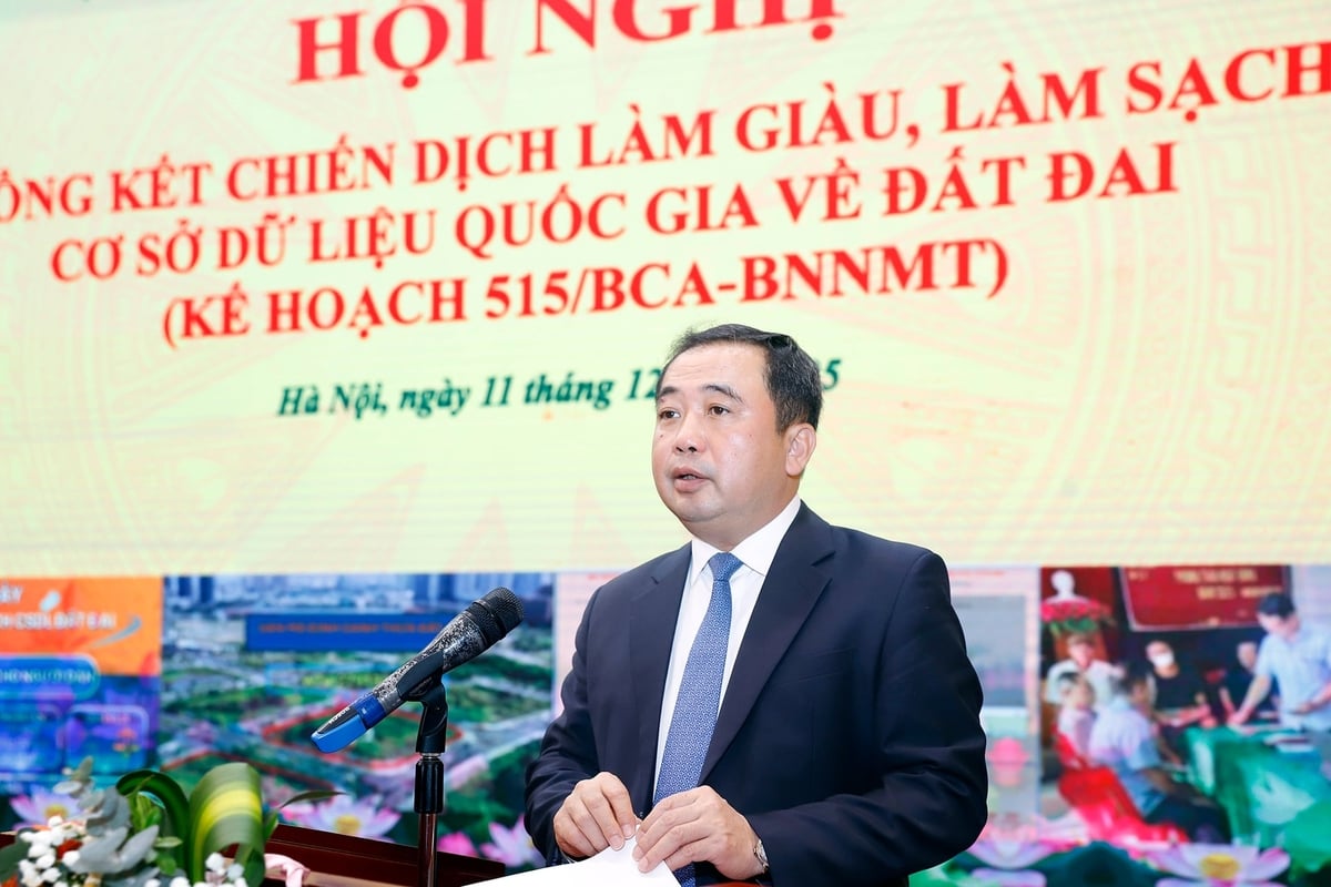 Bộ trưởng Bộ Nông nghiệp và Môi trường Trần Đức Thắng phát biểu khai mạc Hội nghị. Ảnh: Khương Trung. Bộ trưởng Bộ Nông nghiệp và Môi trường Trần Đức Thắng phát biểu khai mạc Hội nghị. Ảnh: Khương Trung.