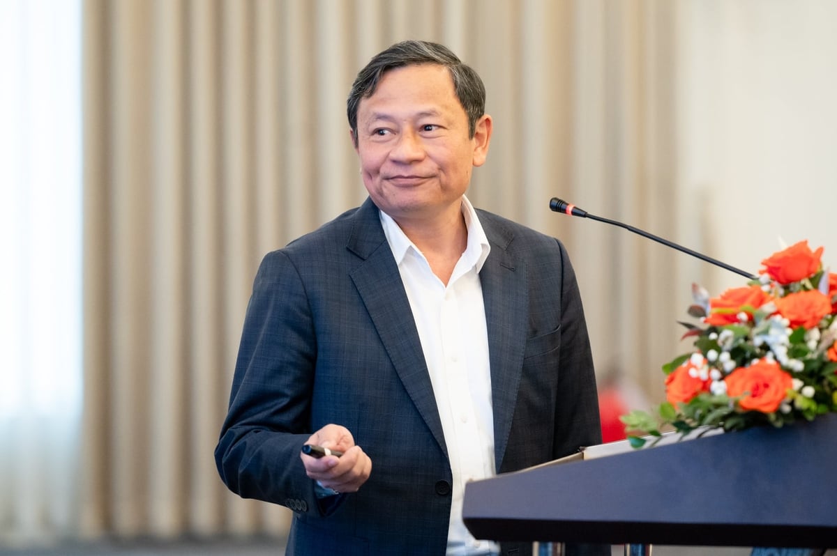 Lãnh đạo Cục Thủy sản và Kiểm ngư tham luận tại hội thảo. Ảnh: Phạm Thắng.