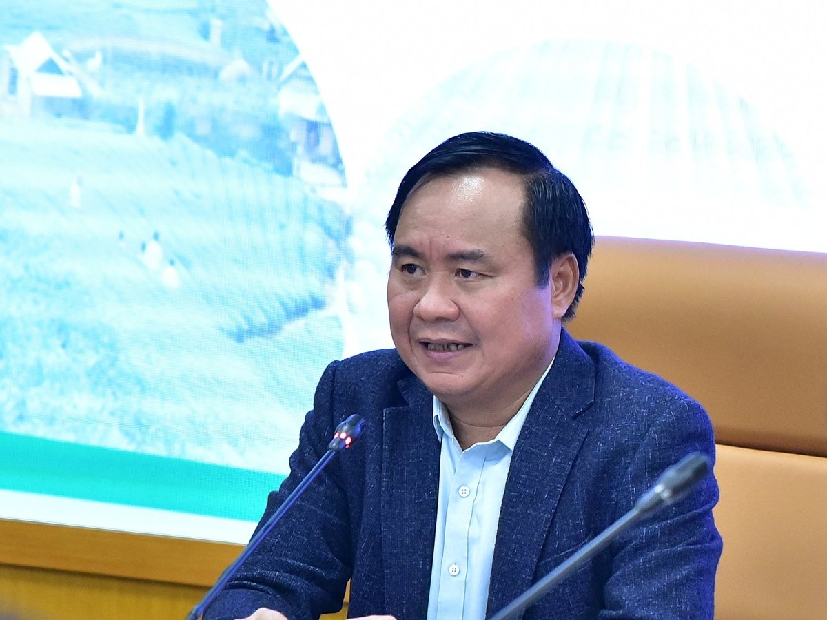 Thứ trưởng Bộ NN-MT Võ Văn Hưng, Chủ tịch Hội đồng thẩm định cơ sở, phát biểu tại cuộc họp. Ảnh: Kiều Chi. Thứ trưởng Bộ NN-MT Võ Văn Hưng, Chủ tịch Hội đồng thẩm định cơ sở, phát biểu tại cuộc họp. Ảnh: Kiều Chi.