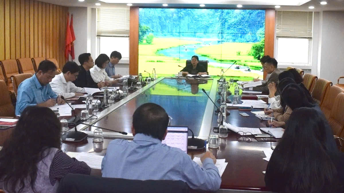 Hội đồng thống nhất cao với các đề xuất trình khen thưởng và cho ý kiến hoàn thiện phiếu biểu quyết làm căn cứ để báo cáo lãnh đạo Bộ xem xét, quyết định và trình cấp có thẩm quyền trong thời gian tới. Ảnh: T. Giang.