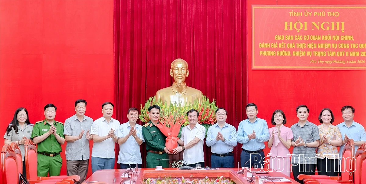 Triển khai công tác nội chính quý II năm 2026