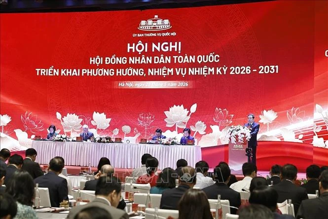 Khai mạc Hội nghị Hội đồng nhân dân toàn quốc triển khai nhiệm vụ nhiệm kỳ 2026 - 2031