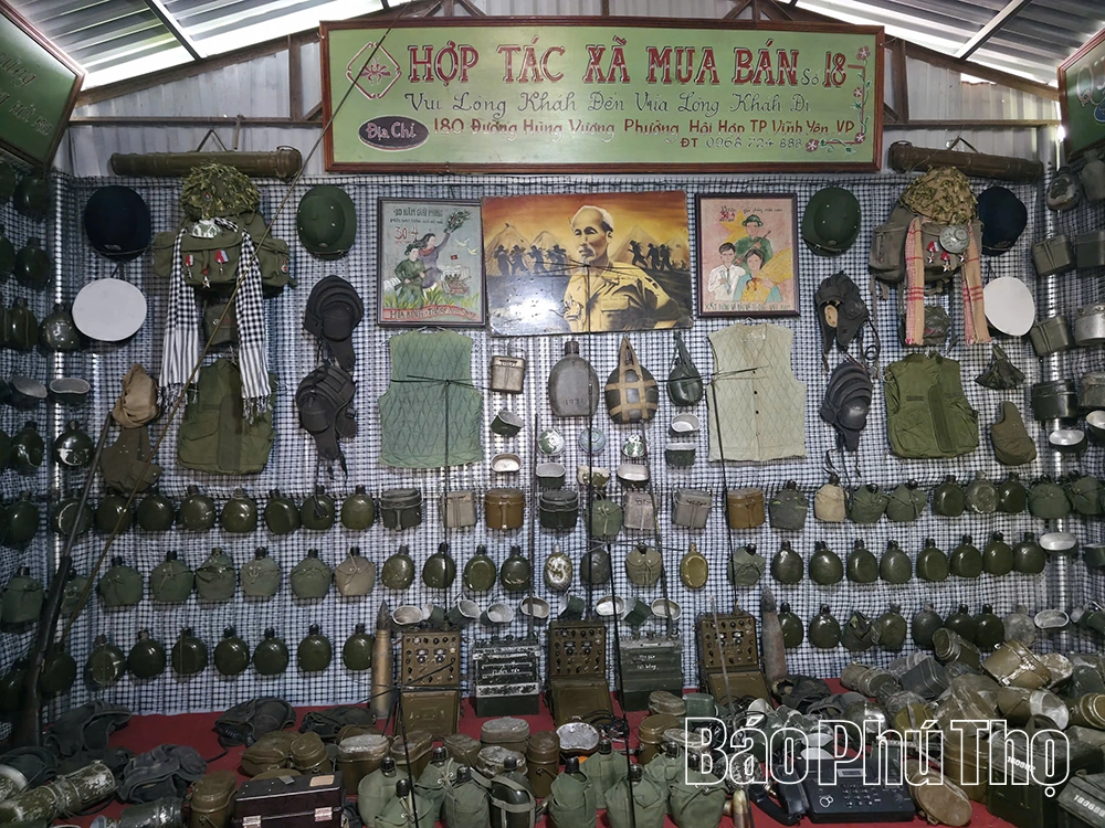 Độc đáo “bảo tàng chiến tranh” của anh Thập