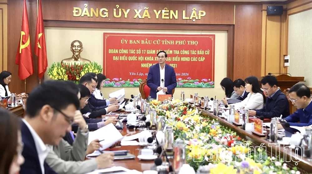Gi&aacute;m s&aacute;t c&ocirc;ng t&aacute;c bầu cử tại đơn vị bầu cử số 6