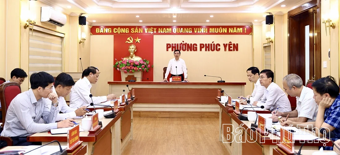 Phó Bí thư Tỉnh ủy Bùi Huy Vĩnh: Phường Phúc Yên tập trung tháo gỡ điểm nghẽn, quyết tâm hoàn thành tốt nhiệm vụ năm 2026