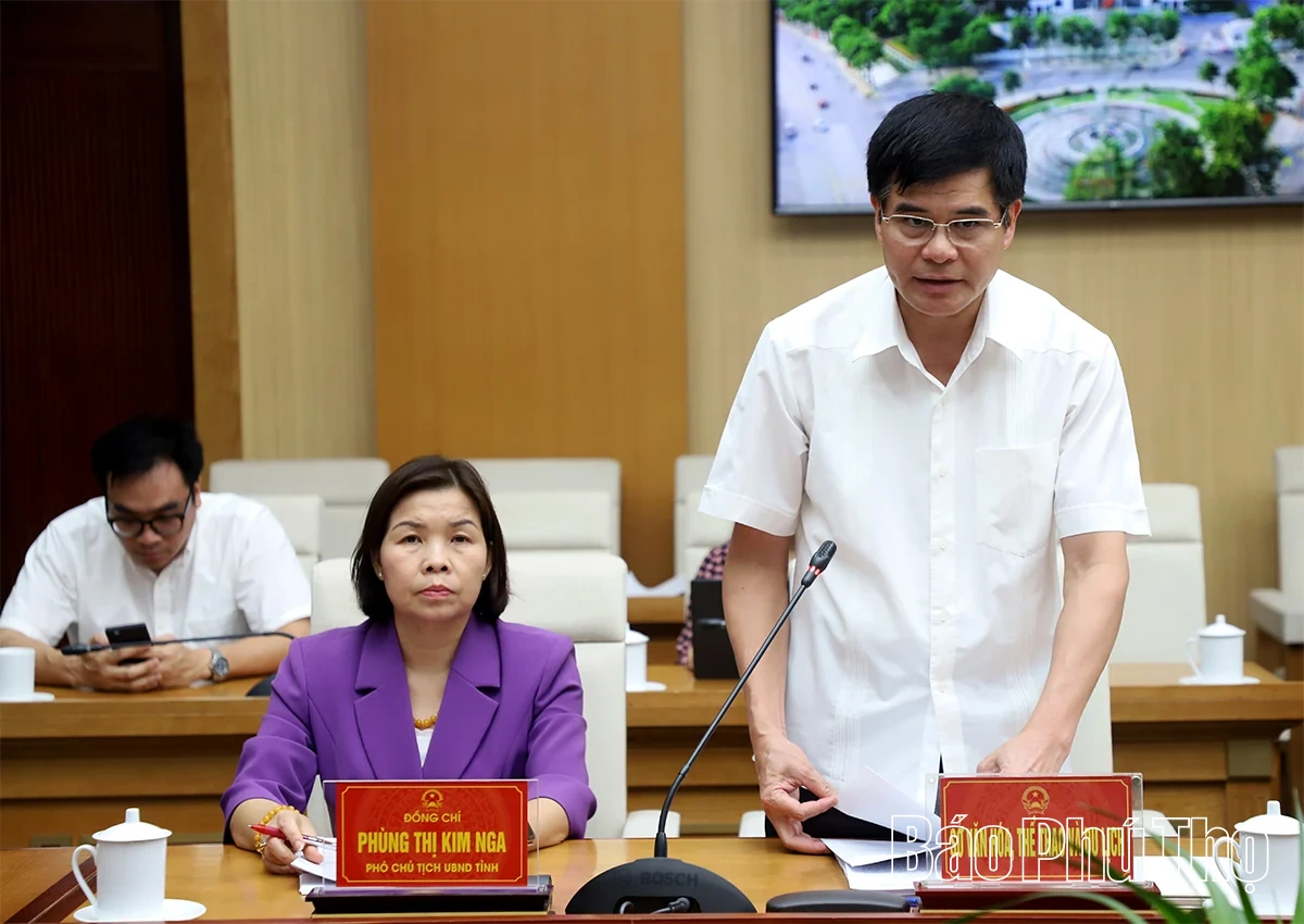 Chủ tịch UBND tỉnh Trần Duy Đông chủ trì hội nghị nghe báo cáo kế hoạch tổ chức Lễ kỷ niệm 72 năm Ngày Bác Hồ về thăm Đền Hùng