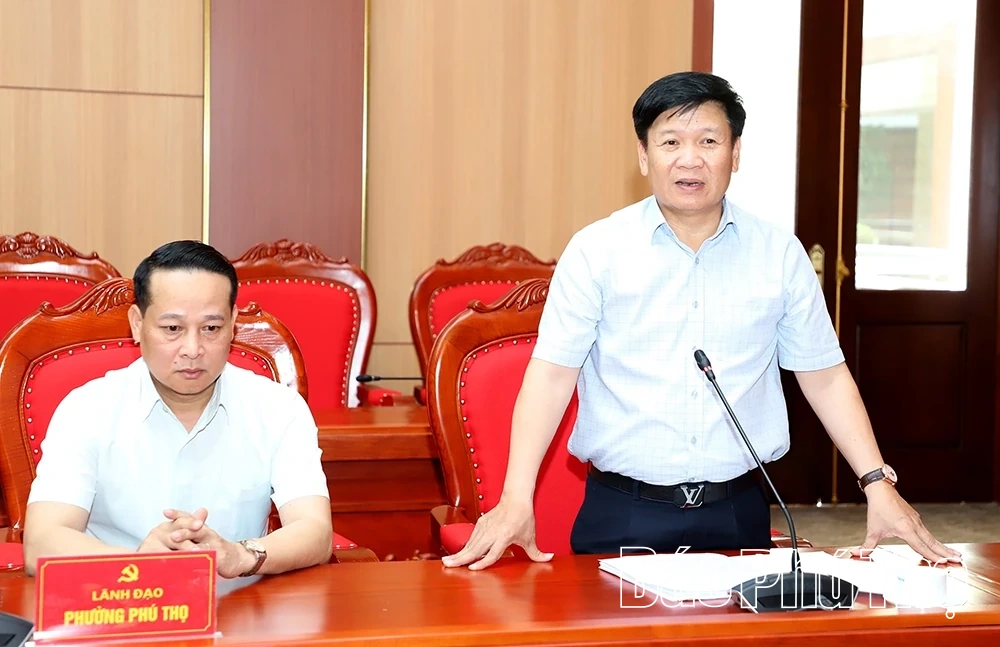 Giám sát 4 chuyên đề đối với BTV Đảng ủy các phường Phú Thọ, Tân Hòa và xã Lâm Thao