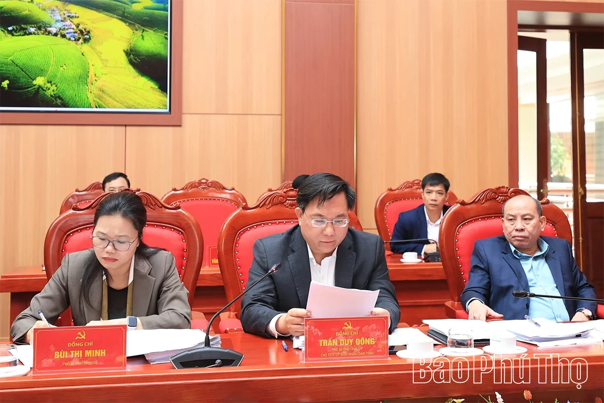 Thường trực Tỉnh ủy cho ý kiến vào một số nội dung quan trọng