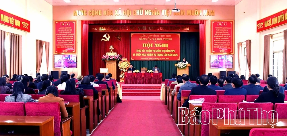 Đảng ủy x&atilde; Hội Thịnh triển khai nhiệm vụ trọng t&acirc;m năm 2026